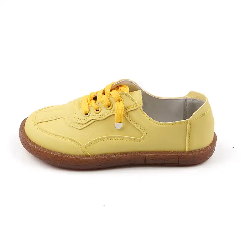 ladies yellow loafers
