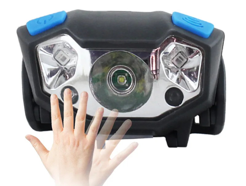 10000Lm Mini Rechargeable LED Headlamp Body Motion Sensor Headlight Camping Flashlight Head Light Torch Lamp With USB