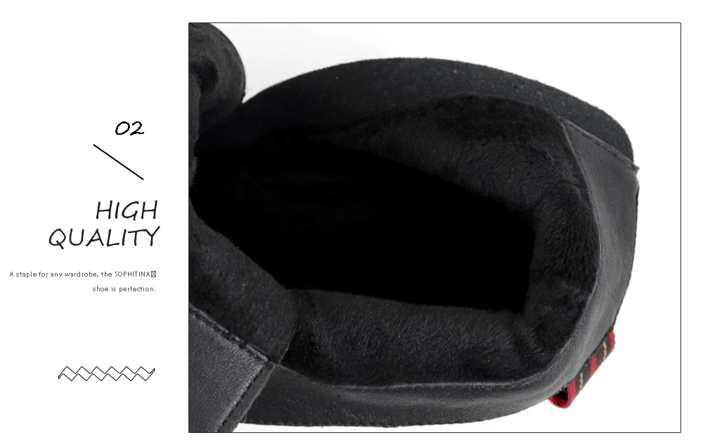 SOPHITINA/удобные ботинки с круглым носком; модная обувь на квадратном каблуке со шнуровкой; дизайн; Женские однотонные ботильоны; SC419
