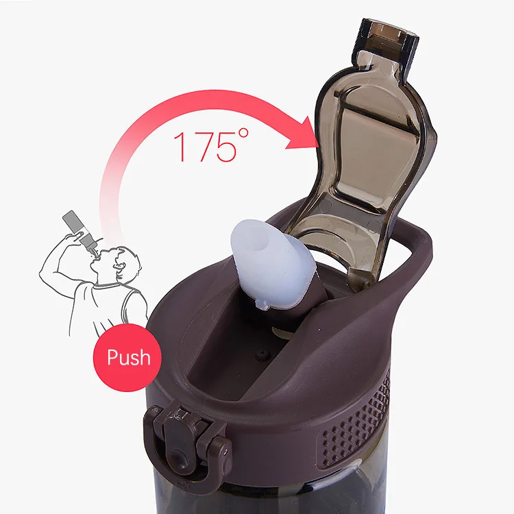 700 мл модные соломенные бутылки для воды с анти-скальдингом случае BPA прыгающая крышка спортивный сок, Кофе Чай походные бутылки