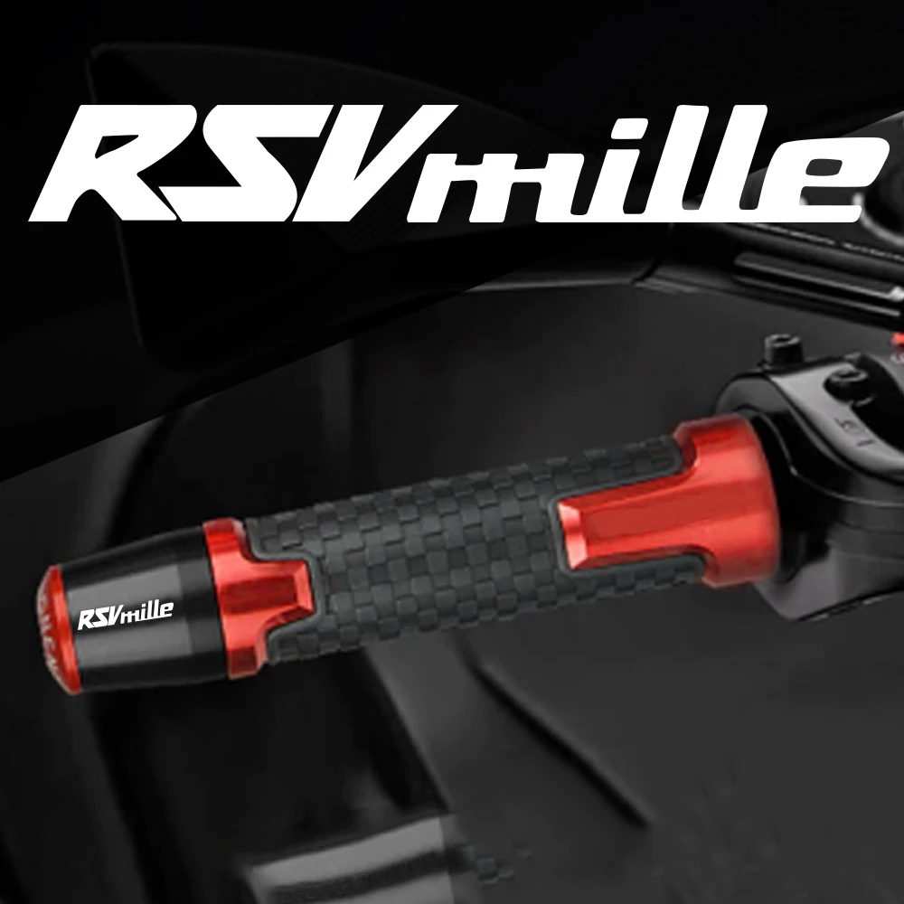 

Motorcycle 7/8" Handlebar Grips Aluminum Bar End Plug Caps Handle Bar For Aprilia RSV MILLE / R 1999 2000 2001 2002 2003 2004