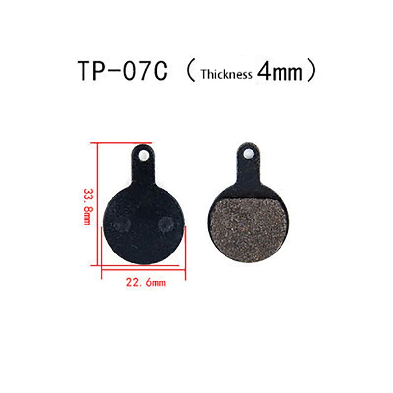 1 пара(2 шт.) MTB велосипедный велосипед велосипедные дисковые Тормозные колодки полуметаллические тормозные колодки для SHIMANO SRAM AVID HAYES TEKTRO Magura Formula - Цвет: TP-07C
