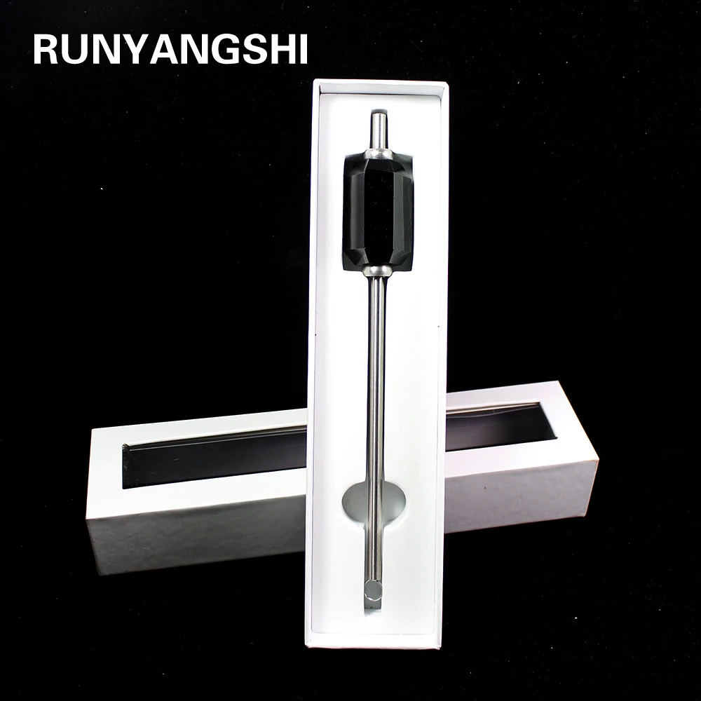 Runyangshi 1 шт. новинка 2019 Экологичная складная черная кварцевая Солома для напитков