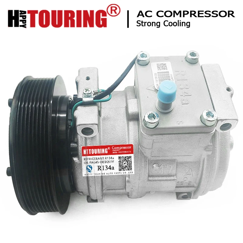 

10PA17C AC compressor for John Deere AH169875 AN221429 RE196923 RE46609 RE69716 SE501459 SE501462 TY24304