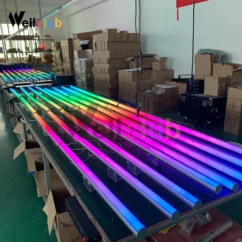 16 шт. с контроллером RGB настенная шайба светодиодная Пиксельная трубка Dmx бар светильник индивидуальное управление пиксельный сценический светильник Dj Бар светильник
