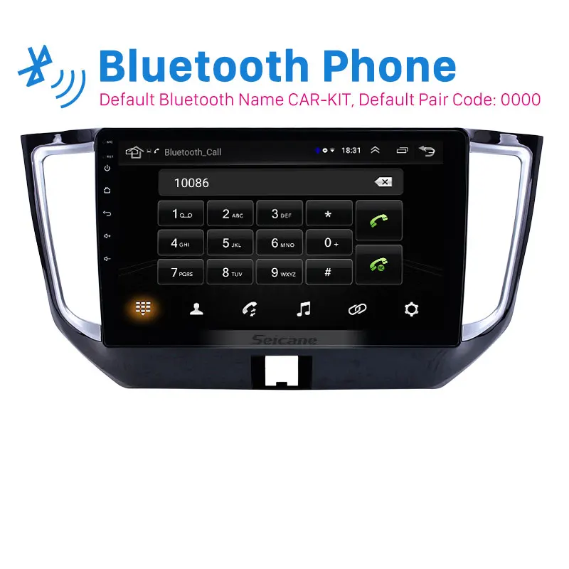 

Seicane Android 9.1 10.1" car GPS Radio Head Unit Player for Venucia T70 2015 2016 2017 Auto Stereo support Carplay OBD2