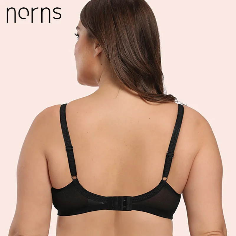 Norns Silk большой бюстгальтер тонкая большая грудь нижнее белье