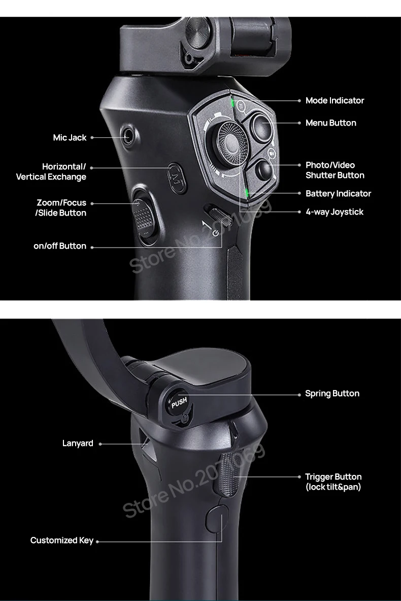 Benro P1/p1s 3 оси ручной карданный смартфон стабилизатор для iPhone X huawei P20 samsung Gopro PK Snoppa Atom DJI OSMO Mobile 2