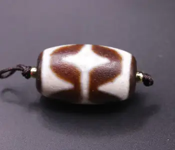 

AA++ Unique Pattern Energy Tibetan Old Agate tiger-tooth dZi Bead Amulet LKbrother Sauces Top Quality Garrantee