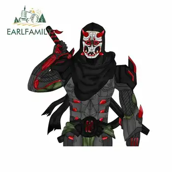 

EARLFAMILY 13cm x 12.2cm For Oni Genji Creative Car Sticker Anime Decal DIY Occlusion Scratch Waterproof Suitable For VAN RV