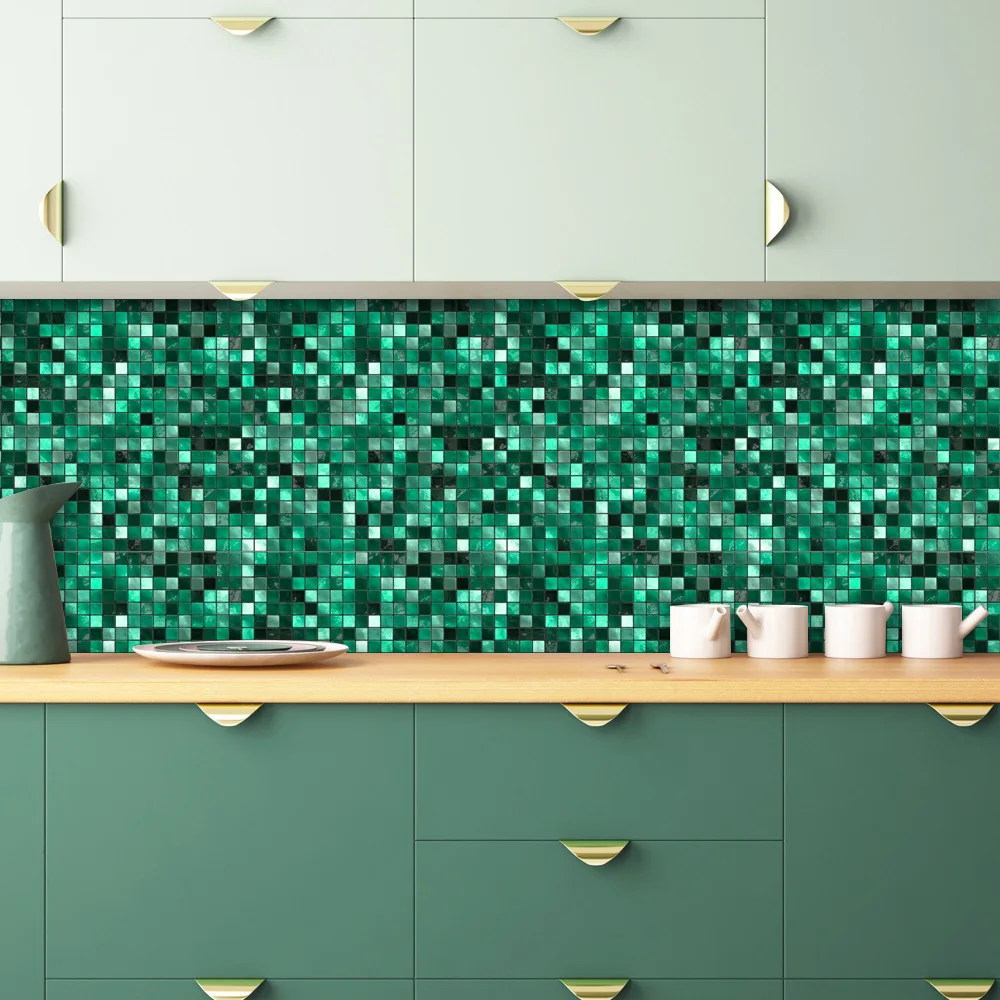 Selfadhesive Kitchen Tiles Selfadhesive Mosaic Metal Kitchen Oil