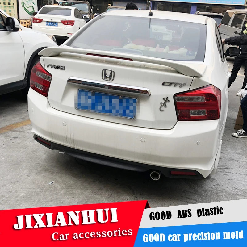 Спойлер для городского автомобиля 2009-2014 Honda City JSdL спойлер из АБС-пластика заднее