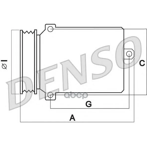 Компрессор Кондиционера Opel: Corsa D 1.6 Turbo 06- Vauxhall: Corsa Mk Iii 1.6 16v Turbo 06- Denso арт. DCP20023