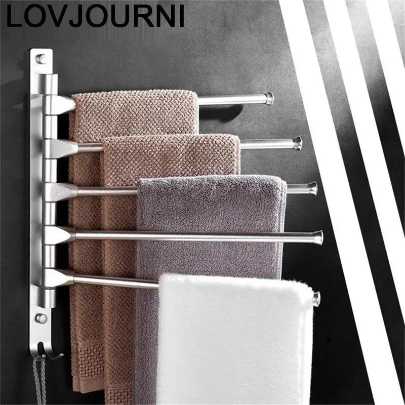 

Accessori Bagno Banyo Aksesuarlari Prateleira Parede Rotatable Accessories Salle De Bain Wall Banheiro Towel Rack Bathroom Shelf