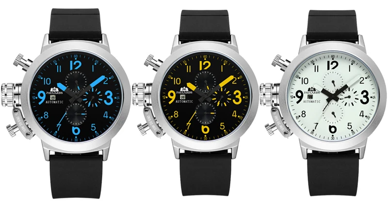 Relogio Automatic Watches Mens 2022 Luxury Brand New Digital Watch Men Mechanical Wristwatches Chronograph Clock Horloges Mannen