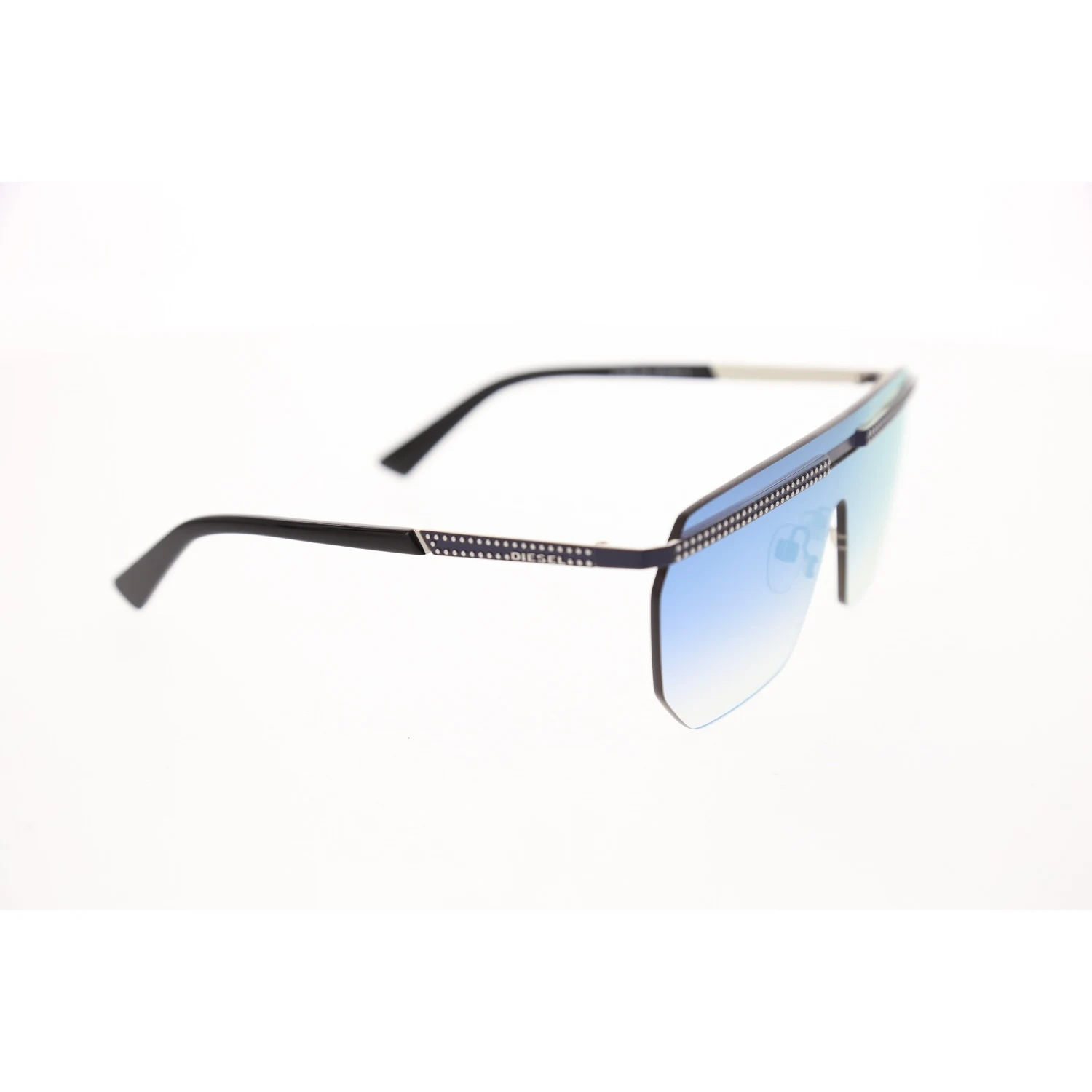

Women's sunglasses dl 0259 45x unibody black polycarbonate rectangular rectangle 137-16-140 diesel