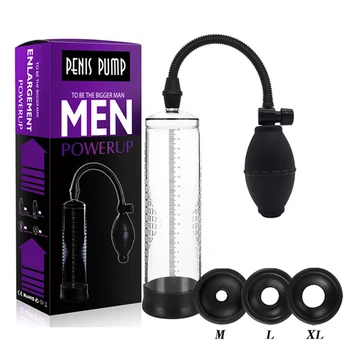 penis pump enlarg vacuum pump for penis extender erection man growth male enhancement massager delay lasting trainer dick pump 4