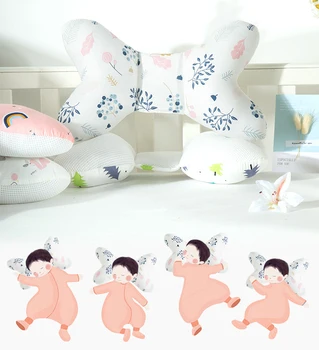 

Baby Neck Pillow Infant Newborn Sleep Support Concave Stroller Pillow Printed Shaping Cushion Prevent Flat Head Sleep Positioner