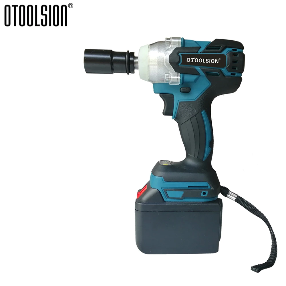 21V 3000Mah 320N.M Brushless Motor Wrench Brushless Electric Wrench Impact Electric Tool+ Electric Wrench Driver For Repair Car 