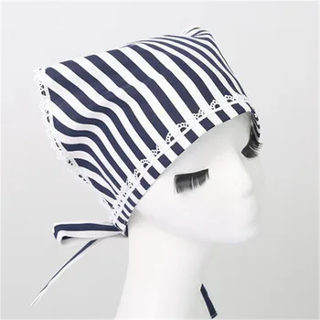 

ALX-Kitchen cooking fume hood triangle hood cooking chef's cap hygiene cap dustproof and breathable hood baking cap