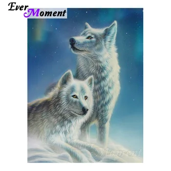 

Ever Moment Diamond Painting Wolves Scenery Full Square Resin Drills Mosaic Embroidery Home Decoration Crafts Leisure Time 4Y168