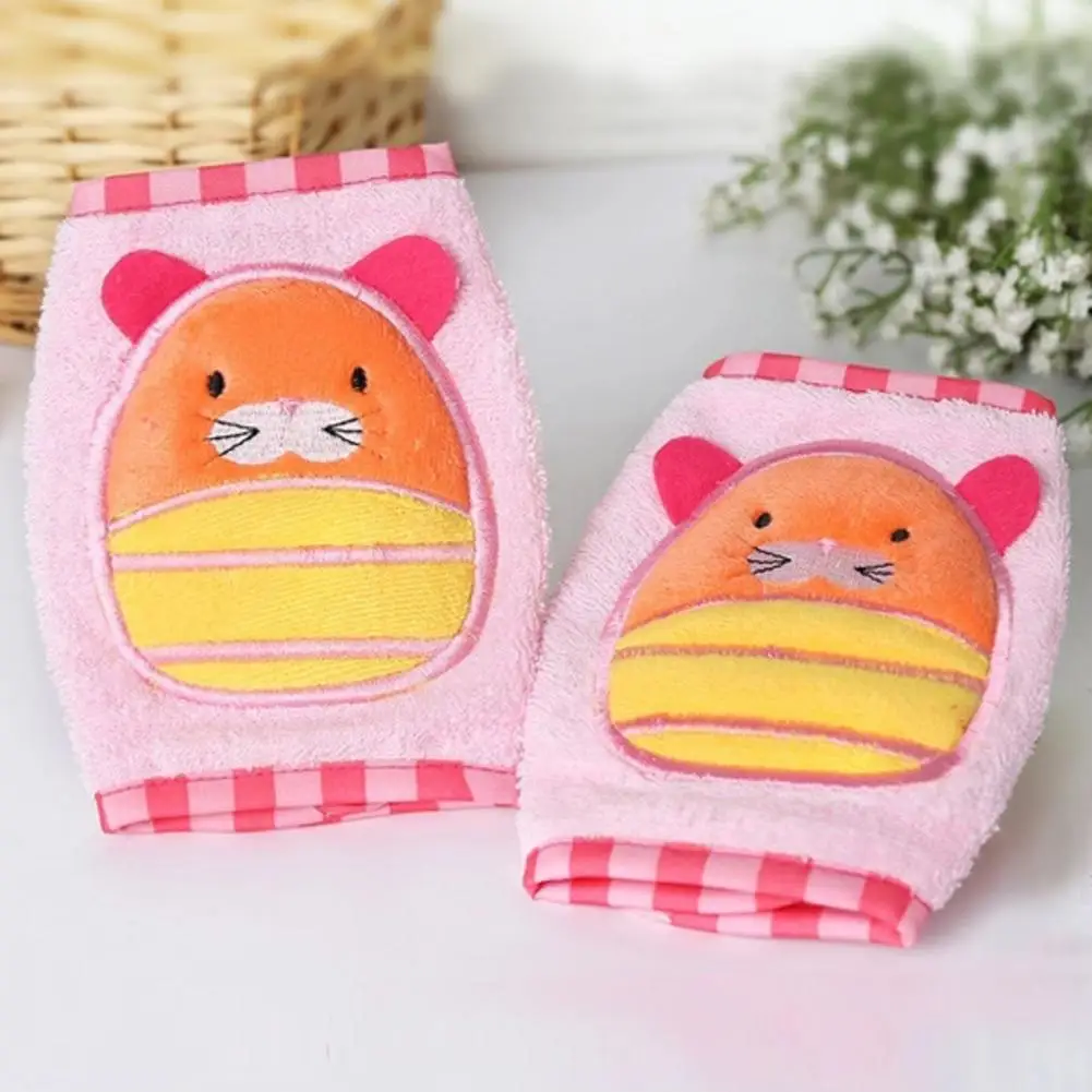 Cartoon Animals Baby Knee Pads Infant Toddler Kneepads Protector Baby Leg Warmers Breathable Kids Safety Crawling Elbow Cushion