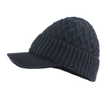 Jaycosin элегантная зимняя теплая Повседневная Уличная вязаная шапка унисекс, удобные береты, тюрбан, шапка с козырьком, шапка с ворсом 1127#10