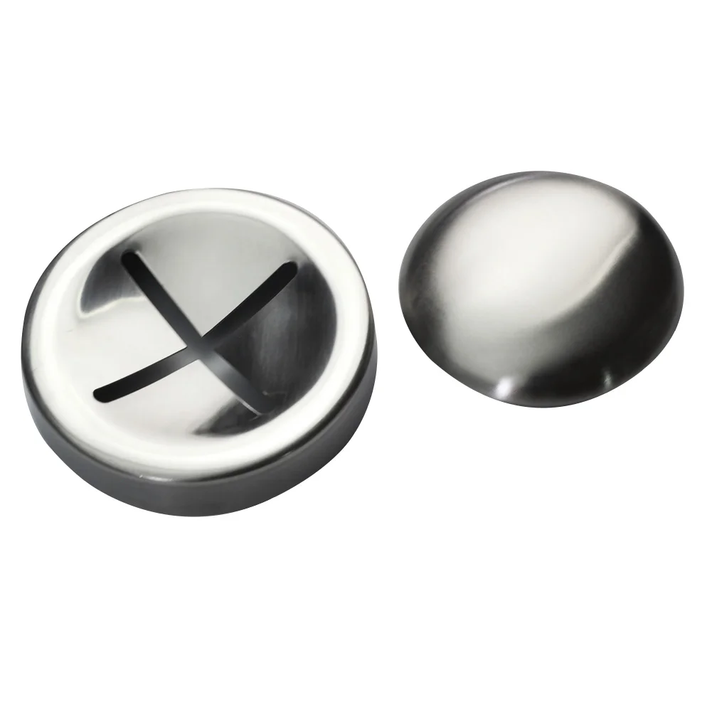 

Home Hygienic Bar Cleaning Smooth Round Easy Use Durable Practical Kitchen With Base Odor Remover Stainless Steel Soap