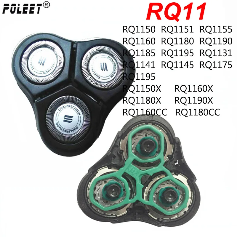Poleet Replacement Razor Blade for Philips shaver Head RQ10 RQ11 RQ12 RQ32 Series Shaving Head RQ1050 RQ1060 RQ1250 RQ1280
