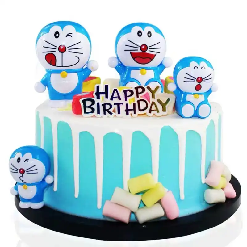 Get 4pcs Set Japanese Anime Doraemon Action Figures Car Birthday Cake HD Wallpaper 4pcs Set Japanese Anime Doraemon Action Figures Car Birthday Cake For iPhone Free