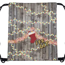 Pocketrope сумка для женщин и мужчин, Новая Рождественская серия, рюкзак с миньонами, с цифровым 3d-рисунком, мультяшная Рождественская лента, сумка на плечо