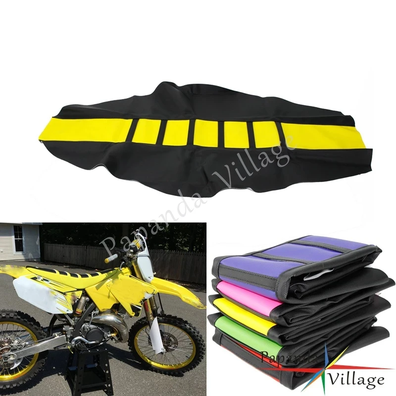 Motocross Racing Ribbed Traction Seat Cover for Suzuki DR650 DRZ RM RMZ RM-Z 650 125 250 450 TE TX TC Kawasaki Yamaha Honda | Автомобили и