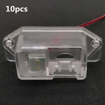 

YIFOUM 10pcs Car Rear View Camera Bracket License Plate Light For Mitsubishi Lancer EX EVO IO 8 9 10 Eclipse Evolution IX Wagon