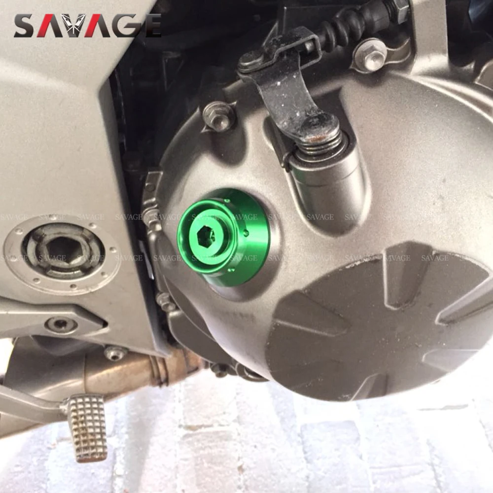 Винтовая крышка наполнителя масла двигателя для KAWASAKI GPZ 500S/600R/900R/1100 GTR 1400 W400 W650 W800