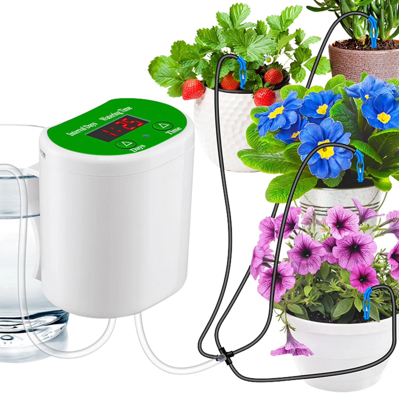 Self Watering Planter Insert Indoor Potted Plants Watering System With