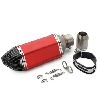 

Universal Motorcycle ATV Small Hexagon Slip-on Exhaust Muffler Pipe Silencer