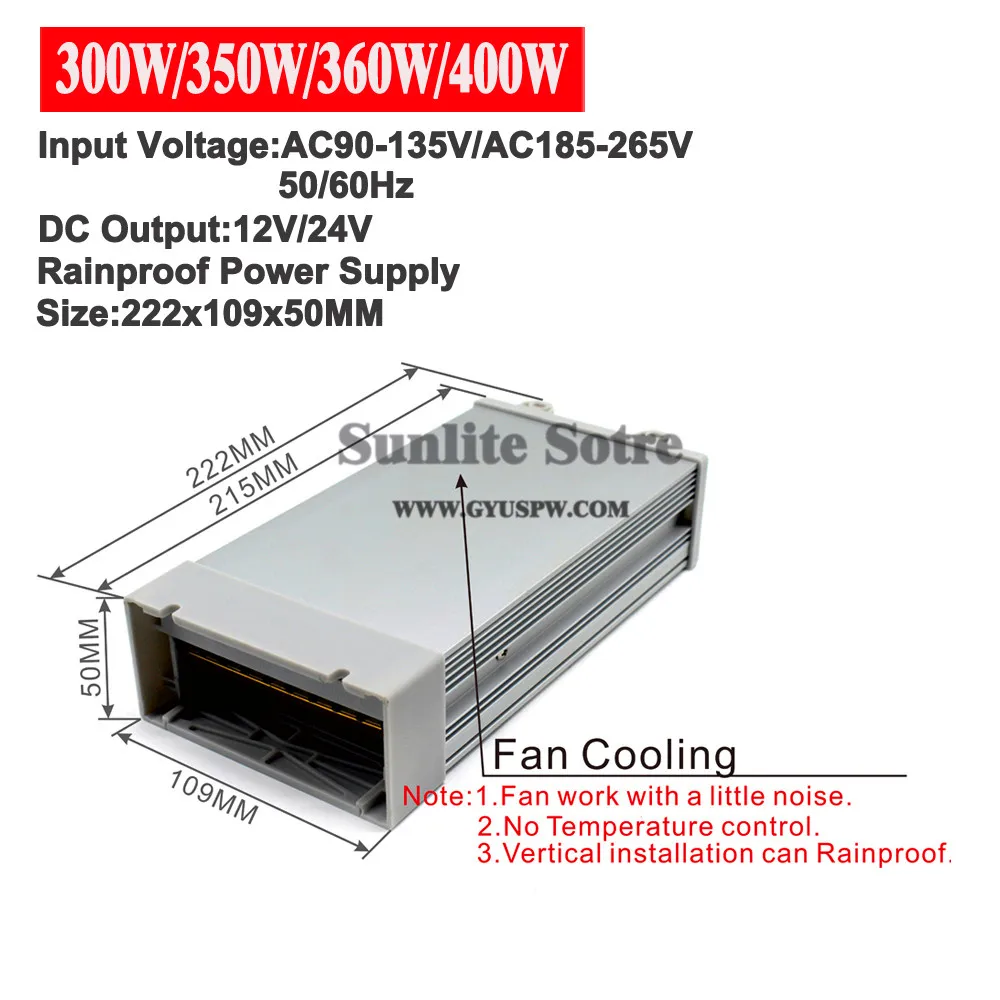 400W