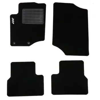 

TAPPETINI AUTO IN MOQUETTE CON 2 CLIP DI FISSAGGIO PER PEUGEOT 207 TAPPETI