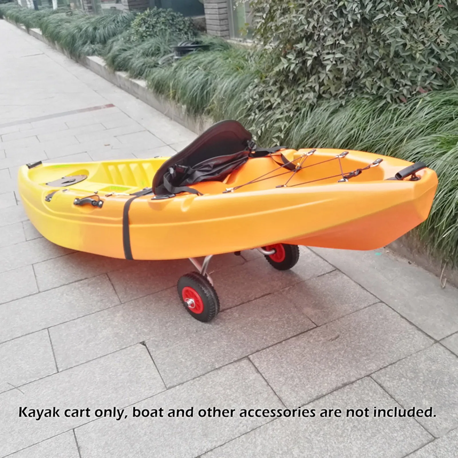 Folding Kayak Canoe Boat Carrier Dolly Trailer Tote Trolley Transport Cart Wheel 