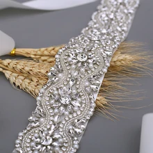 TRiXY S04 женские свадебные ремни с кристаллами, стразы, пояс для свадебного платья, свадебные аксессуары, пояс для невесты