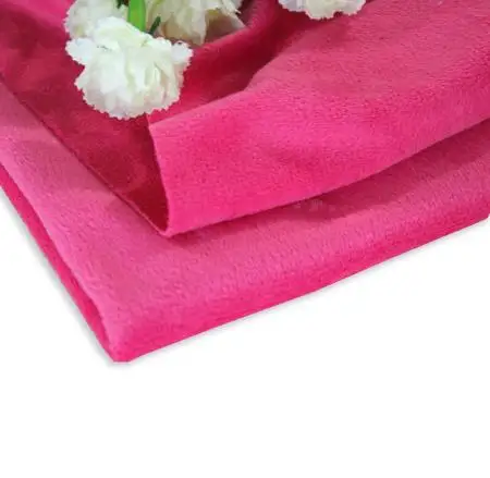 50 см* 160 см, хорошее качество, короткий плюш, кристалл, мягкая плюшевая ткань для шитья, ручная работа, домашний текстиль, ткань для игрушек, плюшевая ткань - Цвет: rose