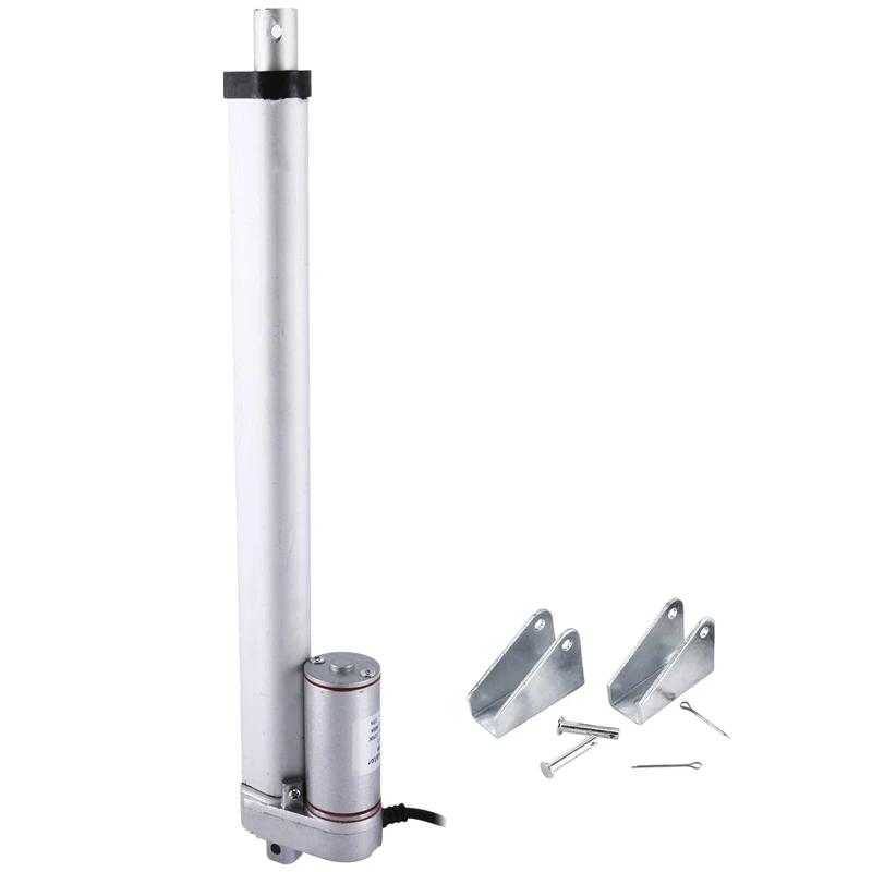 

Best DC12V 12Inch Stroke Linear Actuator with Mounting Bracket 900N(225Lbs) Maximum Lift 10mm/S for Recliner TV Table Lift Massa