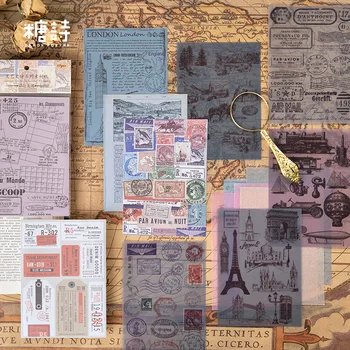 

Renaissance Journal Background Decorative Stickers Scrapbooking Stick Label Diary Stationery Album Vintage Flower Stickers