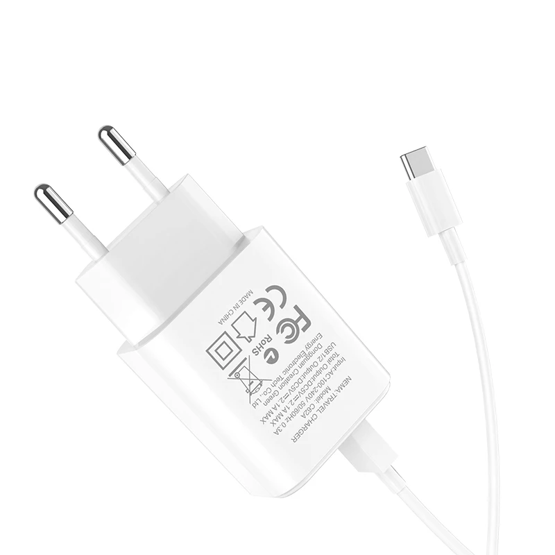 HOCO C62A 10 шт./лот 5 в 2.1A USB зарядное устройство для iPhone 11 Xs Max ЕС вилка настенное зарядное устройство адаптер для samsung Xiaomi huawei
