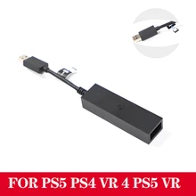 Usb3.0 ps vr para ps5 adaptador de cabo conector vr mini adaptador de câmera para ps5 ps4 game console