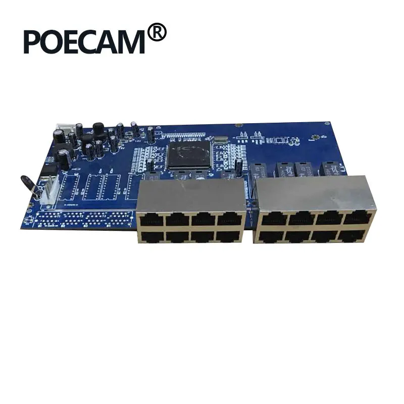 12V 15V 18V 24V 30V 48V injector 16 Port POE Passive Ethernet Switch for application IP Camera LED display | Компьютеры и офис