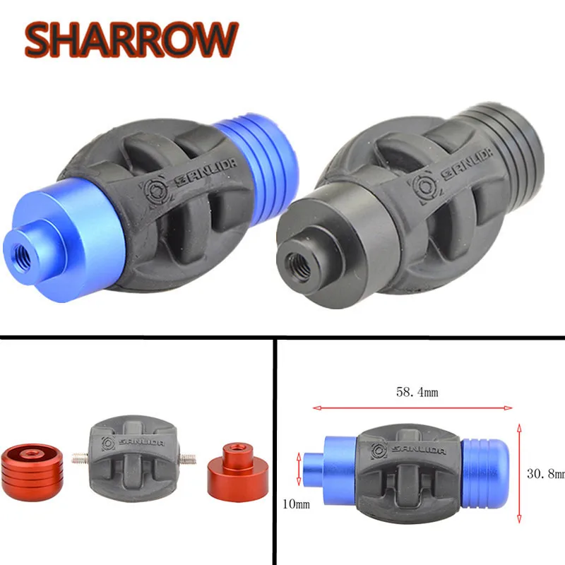 1pc Archery Compound Bow Sight Stabilizer Shock Absorber Damper Rod Silencer Head Outdoor Hunting Shooting Accessories | Спорт и