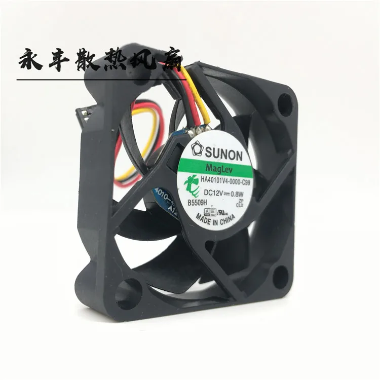1 шт. Sunon HA40101V4-0000-c99 4010 40 мм 4 см 40*40*10 Вентилятор охлаждения 12V 0,8 W 0.06A 3pin Поддержка по изображениям