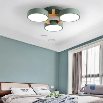 

Nordic LED Ceiling Lighting Living Room Bedroom Macaron Style Home Decor Ceiling Light Restaurant Ceiling+lights Light Fixtures