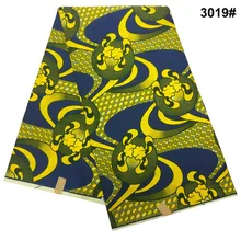 Африканская восковая печатная ткань java восковая печатная ткань Анкара ткань африканская ткань, батик нигерийский воск Горячая 6 ярдов хлопковая ткань для вечернего платья HJ-A74